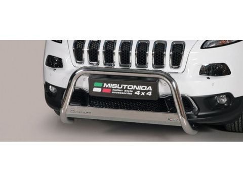 Bullbar Jeep New Cherokee 63mm 2014> cu omologare de circulatie pe drumurile publice