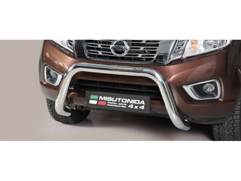 Bullbar Nissan Navara 76mm 2016> cu omologare de circulatie pe drumurile publice