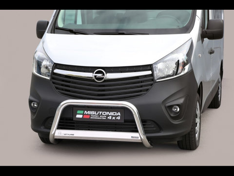 Bullbar Opel Vivaro 63mm 2014>2018 cu omologare de circulatie pe drumurile publice