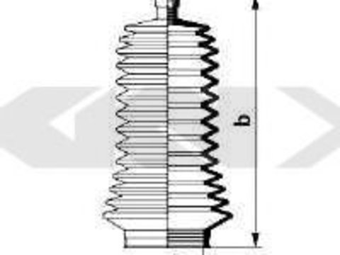 Burduf caseta directie DACIA SANDERO (2008 - 2016) SPIDAN 83846