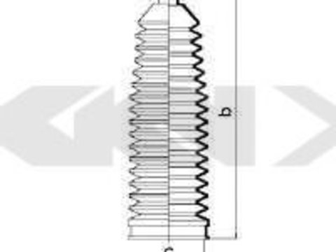 Burduf caseta directie FIAT ULYSSE (220) (1994 - 2002) SPIDAN 83782