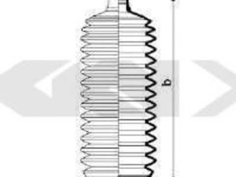 Burduf caseta directie HYUNDAI TIBURON cupe (2001 - 2008) SPIDAN 83890