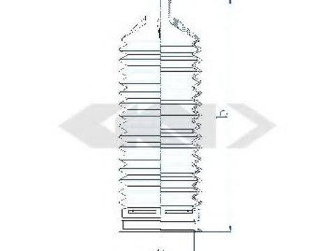 Burduf caseta directie HYUNDAI TUCSON (JM) (2004 - 2010) SPIDAN 84197