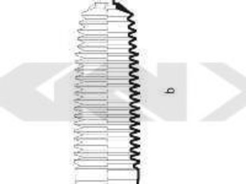 Burduf caseta directie LAND ROVER DISCOVERY III (LA_, TAA) (2004 - 2009) SPIDAN 84040