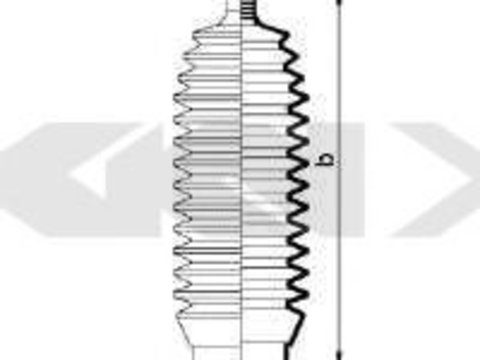 Burduf caseta directie MITSUBISHI SPACE STAR (DG_A) (1998 - 2004) SPIDAN 83868