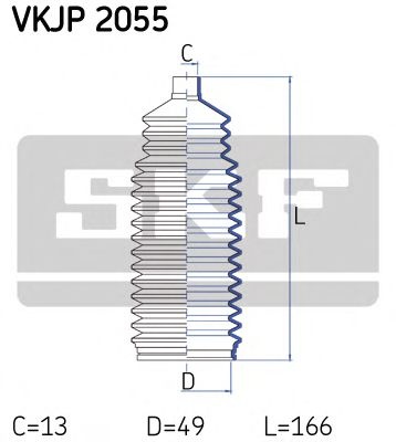 Burduf caseta directie OPEL VECTRA B combi (31_) (1996 - 2003) SKF VKJP 2055