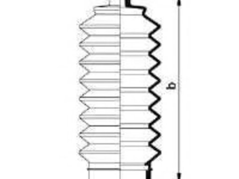 Burduf cauciuc directie 83860 SPIDAN pentru Honda Accord