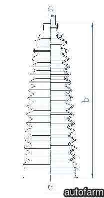 Burduf cauciuc directie LEXUS CT ZWA1 SPIDAN 84251