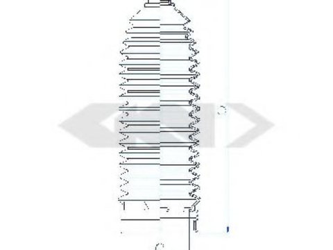 Burduf cauciuc, directie NISSAN NAVARA platou / sasiu (D40) (2008 - 2020) SPIDAN 84124