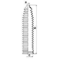 Burduf cauciuc, directie OPEL VITA C (F08, F68), VAUXHALL CORSA Mk II (C) (W5L, F08), VAUXHALL CORSAVAN Mk II (C) - SPIDAN 83993