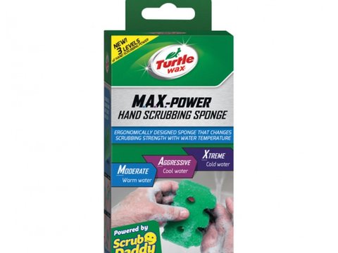 Burete curatat mainile Turtle Wax M.A.X.-Power Hand Scrubbing Sponge