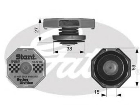 Buson,radiator - GATES RC10391