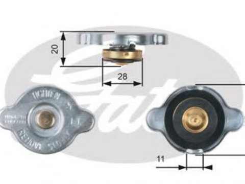 Buson,radiator HONDA ACCORD Mk IV combi (CB) (1991 - 1993) GATES RC133