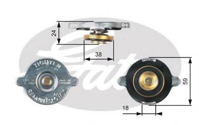 Buson,radiator VOLVO 240 limuzina (P242, P244), VOLVO 240 Break (P245), OPEL MANTA B (58_, 59_) - GATES RC111