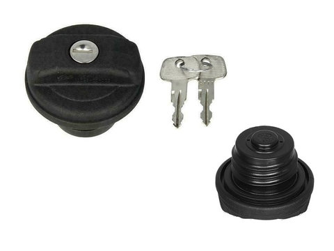 Buson rezervor Alfa Romeo 156 (932), 11.1997-07.2000, 166 (936), 01.1998-06.2000, negru, cu chei, Aftermarket