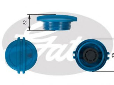 Buson,vas expansiune AUDI A4 (8E2, B6) (2000 - 2004) GATES RC228 piesa NOUA