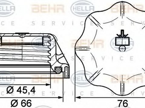 Buson vas expansiune IVECO Trakker HELLA 8MY376742311