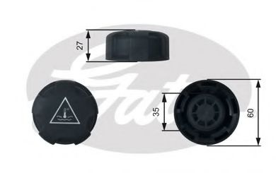 Buson,vas expansiune MINI MINI (F56) (2013 - 2016) GATES RC247 piesa NOUA