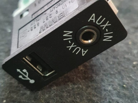 Butoane BMW USB AUX cu cablaj cod 9237653