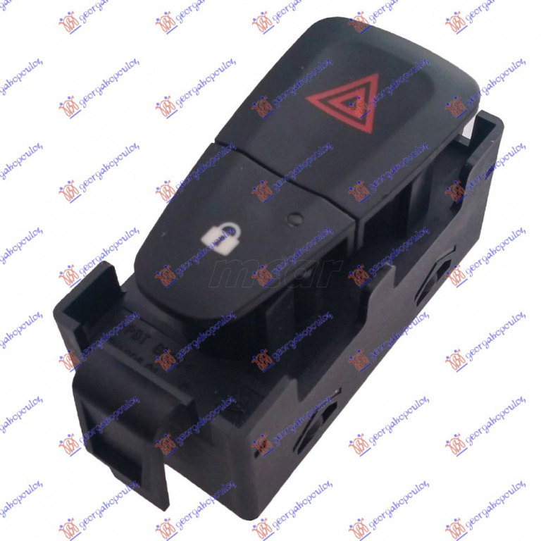 BUTON AVARIE (NEGRU) (6 PINI) , DACIA, DACIA DOKKER 12-, 224007150