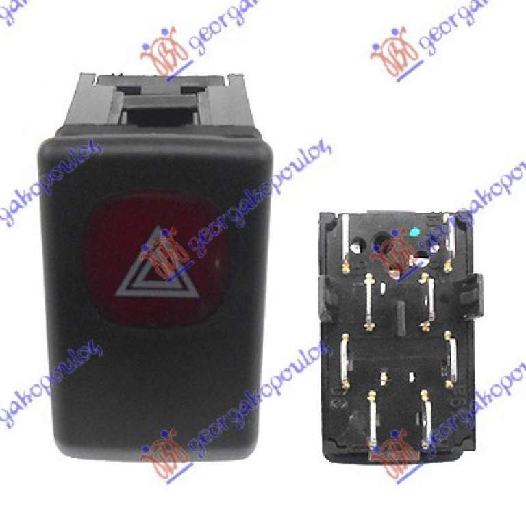 Buton Avarii (8pin) - Vw Golf Ii 1984 , 191953235