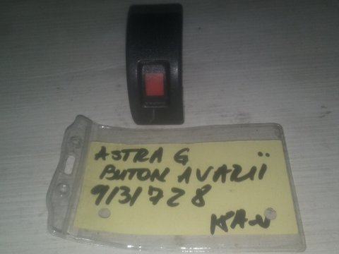 Buton Avarii Opel Astra G / Zafira A cod 9131728