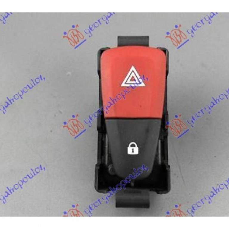 BUTON AVARII (ROSU) (6PIN) pentru RENAULT MEGANE COUPE 2008 , 252100502R