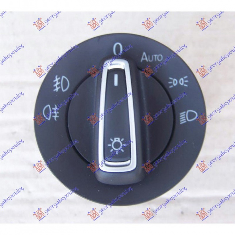 BUTON COMUTATOR FAR VW GOLF 7 VARIANT 2017-> Buton comutator far cu proiector AUTO (10pin) PIESA NOUA ANI 2017 2018 2019 2020 2021