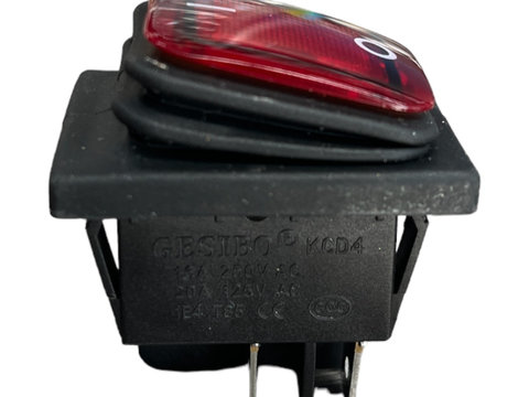 Buton cu LED 12V (waterproof) Cod: W15760