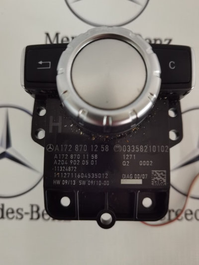 Buton de control audio A1728701258 Mercedes CLS 35