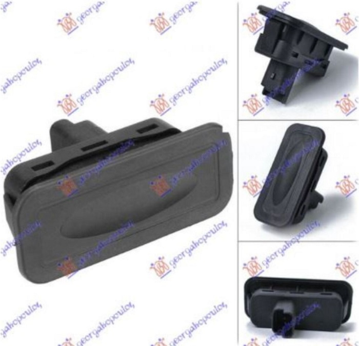 BUTON DESCHIDERE CAPOTA PORTBAGAJ - RENAULT CLIO 09-13, RENAULT, RENAULT CLIO 09-13, 034707190