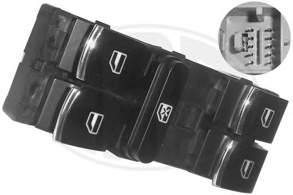 Buton macara geam VW TOURAN 1T3 ERA 662407