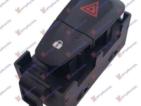 Buton (negru) Lumini De Avertizare Cu Conector Cu 6 Pini-Dacia Logan-Mcv 12-16 pentru Dacia Logan-Mcv 12-16