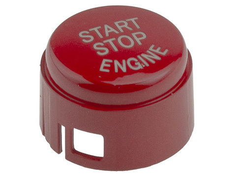 Buton start/stop, BMW 5 F10/F11 2009-,7 F01/F02 2008-,6 F12 2010-,6 COUPE F13 2011-/NOT FITS THE SWITCH WITH AUTOMATIC START/OFF-COLOR:RED/