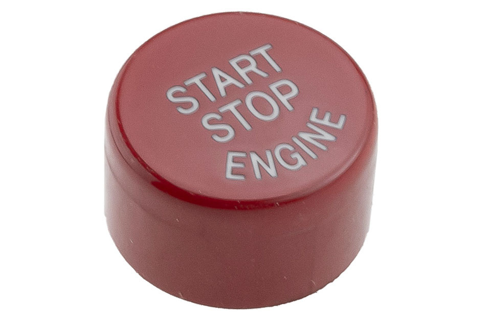 Buton start/stop, BMW 5 F10/F11 2009-,7 F01/F02 2008-,6 F12 2010-,6 COUPE F13 2011-/FITS THE SWITCH WITH AUTOMATIC START/OFF-COLOR:RED/