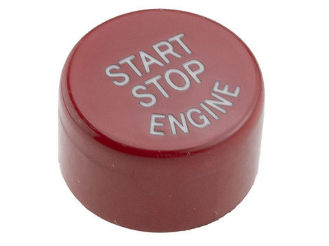 Buton start/stop, BMW 5 F10/F11 2009-,7 F01/F02 2008-,6 F12 2010-,6 COUPE F13 2011-/FITS THE SWITCH WITH AUTOMATIC START/OFF-COLOR:RED/