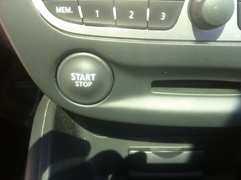 Buton start/stop Renault Megane 3 coupe Start / Stop