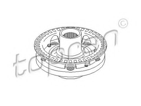 Butuc roata 108 950 TOPRAN pentru Audi A3 Skoda Octavia Vw Golf Vw Beetle Vw New Vw Novo Audi Tt Vw Bora Vw Jetta Seat Toledo Seat Leon