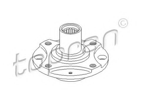 Butuc roata 206 339 TOPRAN pentru Opel Corsa Opel Vita Opel Combo Opel Tigra