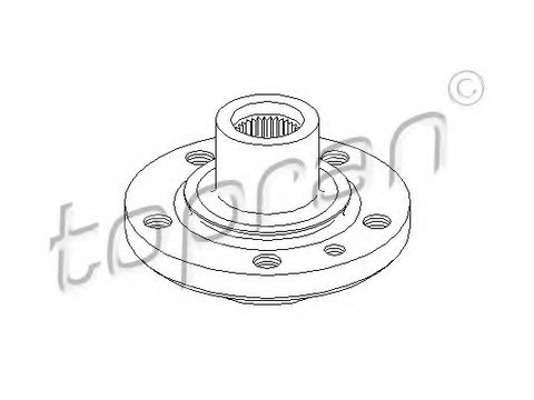 Butuc roata 722 245 TOPRAN pentru Peugeot 806 CitroEn Dispatch CitroEn Jumpy Peugeot Expert Fiat Scudo CitroEn Evasion CitroEn Synergie Peugeot 807 CitroEn C8