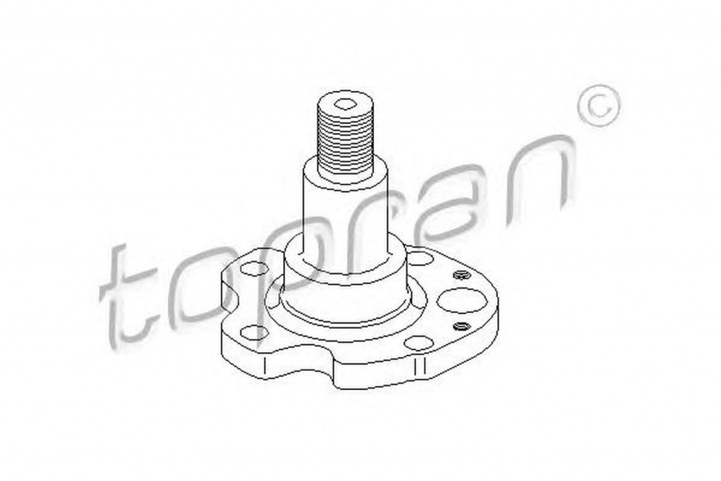 Butuc roata AUDI TT Roadster 8N9 TOPRAN 109871 PieseDeTop