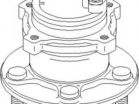 Butuc roata FORD FOCUS C-MAX, FORD FOCUS II (DA_), FORD FOCUS II Station Wagon (DA_) - TOPRAN 304 094