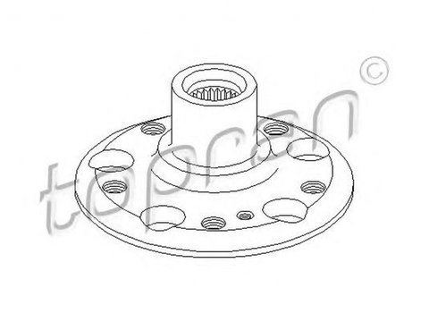 Butuc roata MERCEDES-BENZ C-CLASS T-Model S203 TOPRAN 400359 PieseDeTop