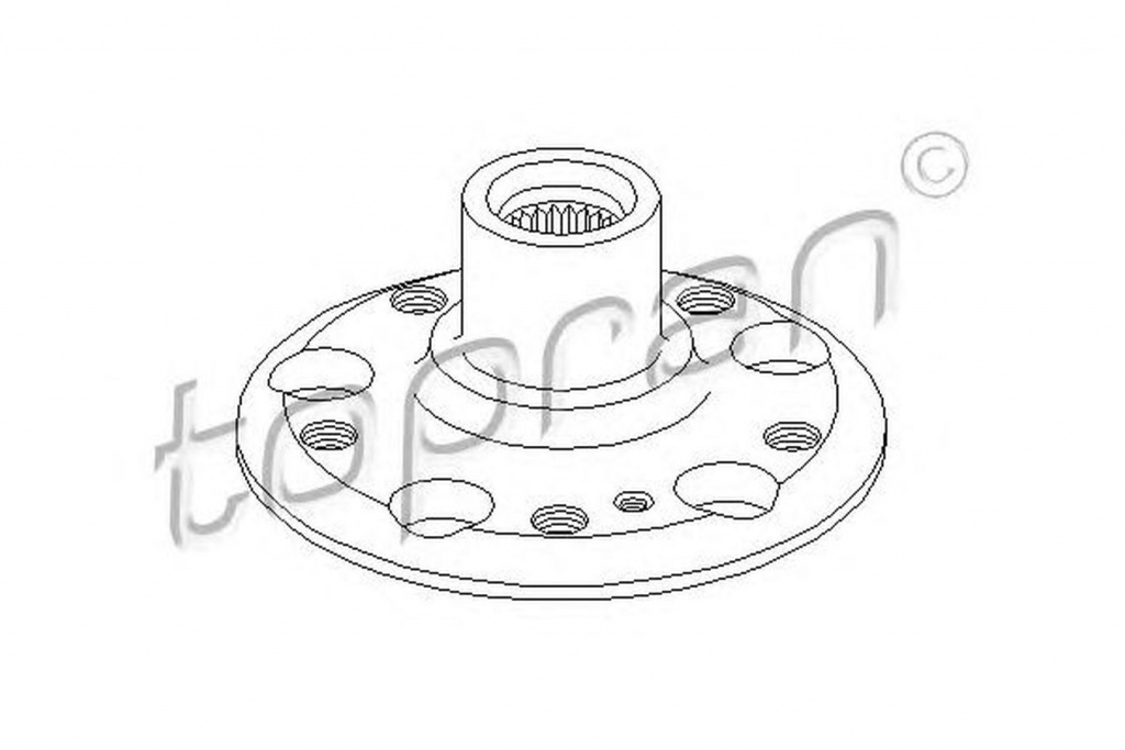 Butuc roata MERCEDES-BENZ CLK C208 TOPRAN 400359