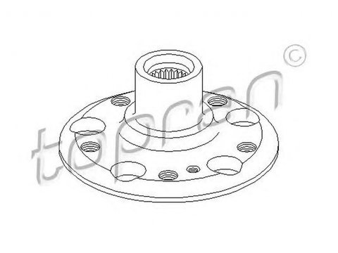 Butuc roata MERCEDES-BENZ CLK Cabriolet A208 TOPRAN 400359