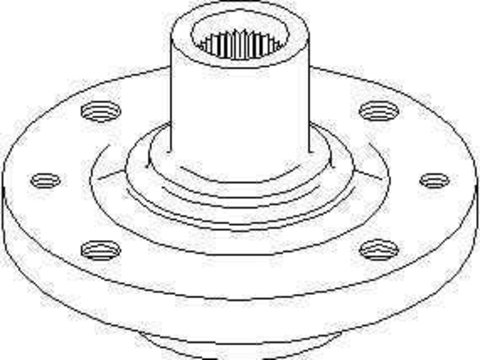 Butuc roata RENAULT TWINGO I caroserie (S06_) TOPRAN 700 631