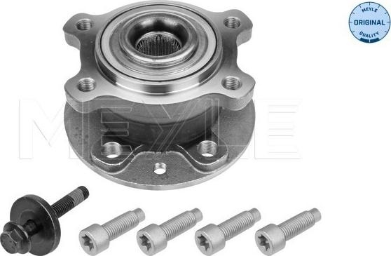 Butuc roata Set de rulment cu butuc Spate Dreapta-Stanga cu mufa x136 VOLVO S60 II S80 II V60 I V70 III XC70 II VOLVO S60 II (134), Sedan, 04.2010 - Meyle 514 752 0007