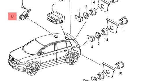 Buzzer senzori parcare ​Volkswagen Pas