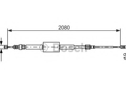 Cablu 1 987 477 787 BOSCH pentru Renault Megane Renault ScEnic Renault Grand