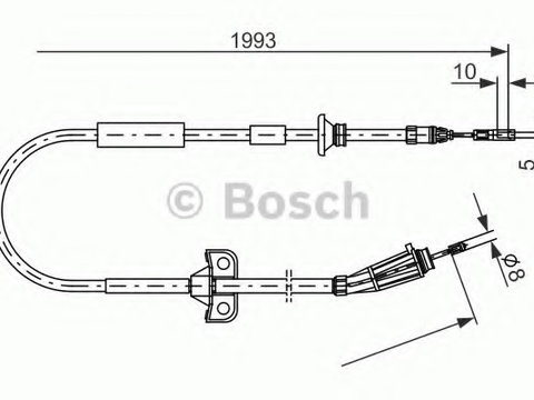 Cablu 1 987 477 819 BOSCH pentru Volvo S80 Volvo V70 Volvo Xc70